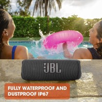 Jbl Flip 6 JBLFLIP6BLKEU Głośnik Bluetooth, Czarny, 17.8 x 7.2 x 6.8 cm