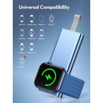 EOIWUY Ładowarka kompatybilna z Apple Watch, szybka bezprzewodowa ładowarka magnetyczna, przenośna ładowarka 1400 mAh, z 4