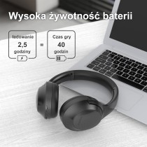 Słuchawki Srhythm NiceComfort 45 z aktywną redukcją szumów, bezprzewodowy zestaw słuchawkowy Bluetooth z trybem