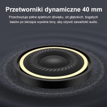 Słuchawki Srhythm NiceComfort 45 z aktywną redukcją szumów, bezprzewodowy zestaw słuchawkowy Bluetooth z trybem