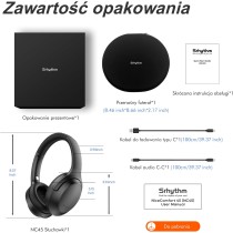 Słuchawki Srhythm NiceComfort 45 z aktywną redukcją szumów, bezprzewodowy zestaw słuchawkowy Bluetooth z trybem