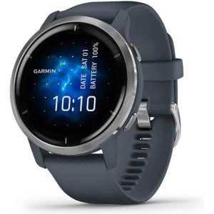 Garmin Unisex Dla Dorosłych Venu 2S 010-02430-11 Smartwatch Gps, Czarny/Szary, 1.3"