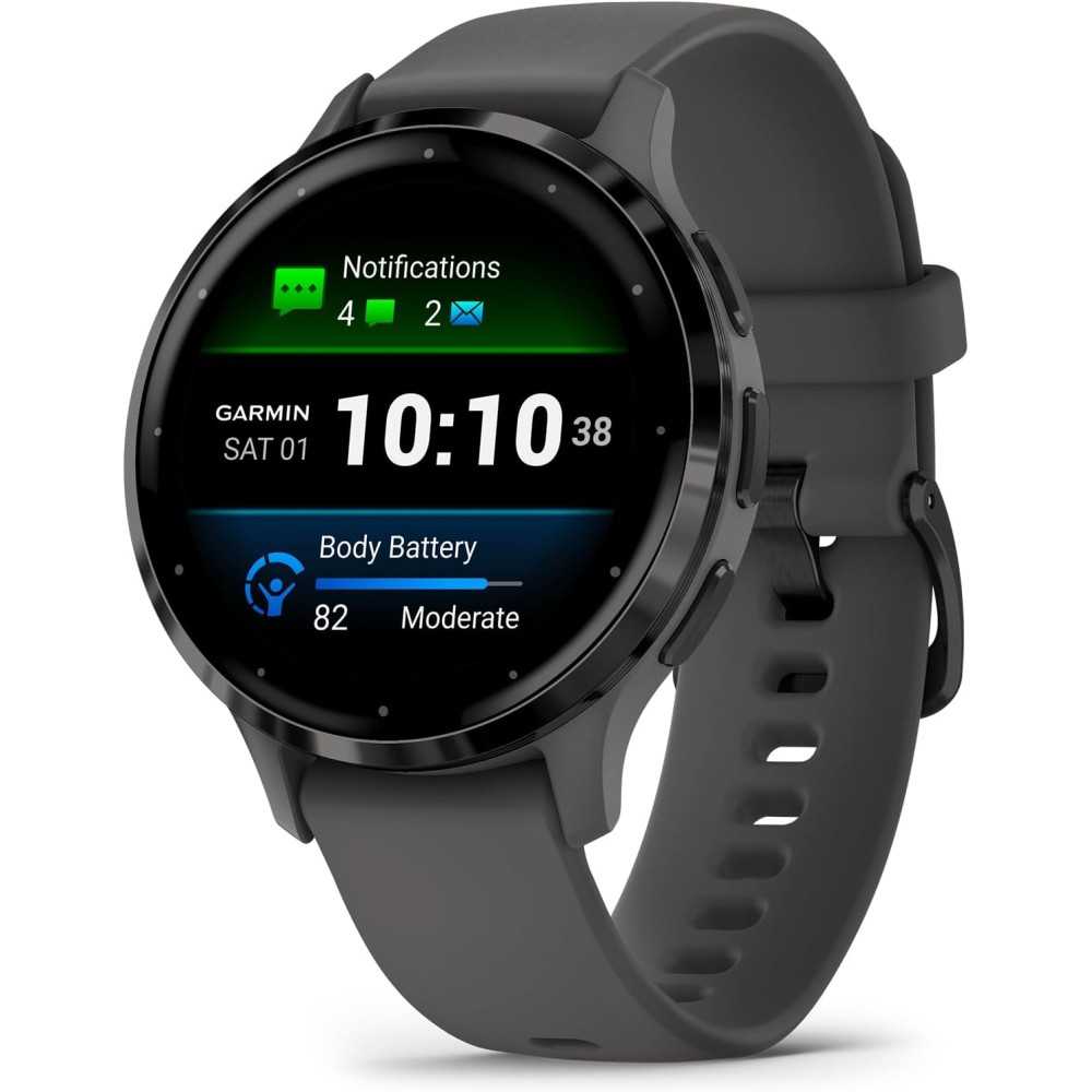 Garmin Uniseks Venu 3S 010-02785-04 Smartwatch, Kość Słoniowa, S