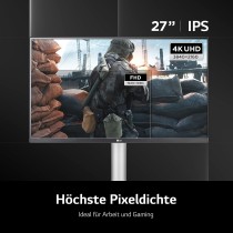 LG Electronics 27UP650P-W 4K UHD 27'' (68cm), 3840 x 2160, 16:9, VESA DisplayHDR™ 400, AMD FreeSync™, IPS with DCI-P3 95%,