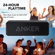 Anker SoundCore Przenośny Głośnik Bluetooth, 16.76 x 4.57 x 5.59 cm, Czarny