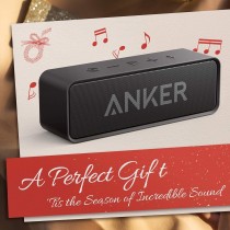 Anker SoundCore Przenośny Głośnik Bluetooth, 16.76 x 4.57 x 5.59 cm, Czarny