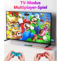 RREAKA Switch Dock dla Nintendo Switch OLED, 2-w-1 Switch TV Adapter z kablem 4K HDMI, Typ C 100W ładowanie, przenośna stacja