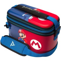 PDP Gaming Oficjalnie Licencjonowany Switch Pull-N-Go Travel Case - Mario - Semi-Hardshell Protection - Protective PU Leather -