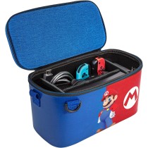 PDP Gaming Oficjalnie Licencjonowany Switch Pull-N-Go Travel Case - Mario - Semi-Hardshell Protection - Protective PU Leather -