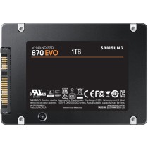 Samsung SSD 870 EVO, 1 TB, Form Factor 2.5”, Intelligent Turbo Write, Magician 6 Software, Black (Internal SSD)