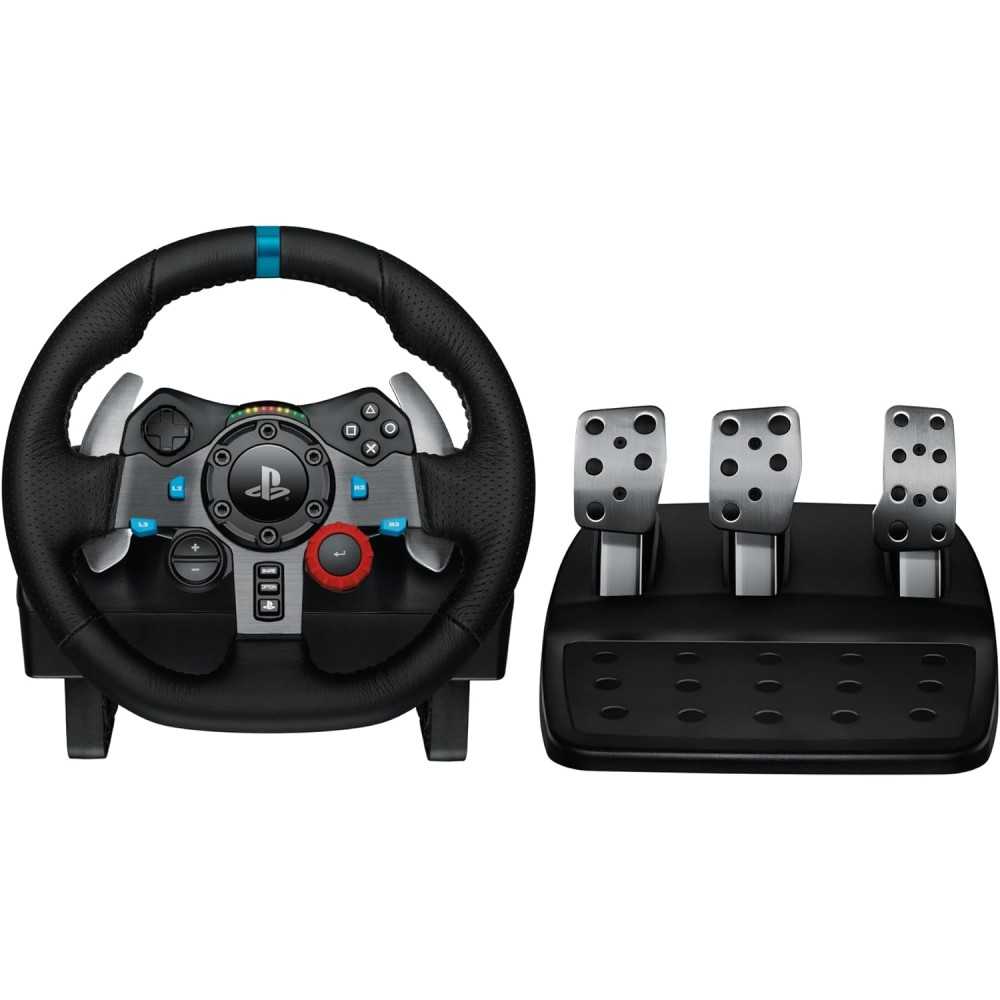 Logitech G29 Driving Force Racing Wheel i pedały, realne siłowe sprzężenie zwrotne, łopatki zmiany biegów ze stali nierdzewnej,