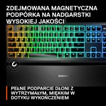 Steelseries Apex 3 64795 Klawiatura Gamingowa, Czarny, 104 klawisze