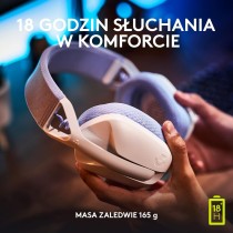 Logitech G435 LIGHTSPEED, Bezprzewodowe Słuchawki Gamingowe Bluetooth - Lekkie słuchawki nauszne, wbudowany mikrofon, bateria