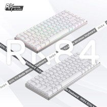 RK ROYAL KLUDGE RK84 Pro 75% RGB Potrójny tryb BT5.0/2.4G / przewodowa klawiatura mechaniczna z możliwością wymiany na gorąco,