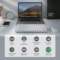 RK ROYAL KLUDGE RK84 Pro 75% RGB Potrójny tryb BT5.0/2.4G / przewodowa klawiatura mechaniczna z możliwością wymiany na gorąco,