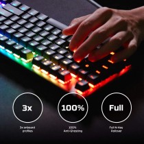 HyperX Alloy Origins Core Mechaniczna Klawiatura Gamingowa Tkl, Kompaktowy Format, HyperX Blue, Podświetlenie RGB LED