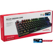 HyperX Alloy Origins Core Mechaniczna Klawiatura Gamingowa Tkl, Kompaktowy Format, HyperX Blue, Podświetlenie RGB LED