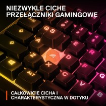 SteelSeries Apex 3 TKL - RGB Gaming Keyboard - Kompaktowa e-sportowa obudowa bez części numerycznej - 8-strefowe podświetlenie