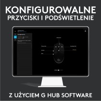 Logitech G102 Lightsync 910-005823, Mysz Komputerowa, Czarny/Żółty