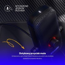 ENDORFY Solum Voice S, mikrofon do streamowania, czatowania i nagrywania podcastów, podświetlenie RGB, wyjście słuchawkowe,