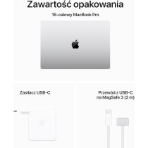 Apple MacBook Pro 2023 Laptop z czipem M3 Pro. 12‑rdzeniowy CPU, 18‑rdzeniowy GPU, Wyświetlacz Liquid Retina XDR 16,2 cala, 18