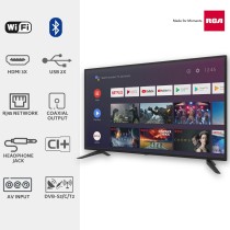 RCA RS42F2 Android Fernseher 106cm (42 Zoll) Smart TV mit Google Assistant, Chromecast, BT-Fernbedienung mit mikrofon, Prime