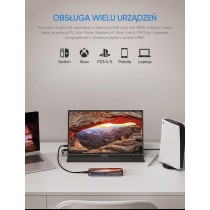 ARZOPA Przenośny monitor, 15.6-calowy 1920×1080 FHD ekran ochrony oczu, z HDMI/Type-C/USB-C, 100% SRGB IPS Przenośny ekran