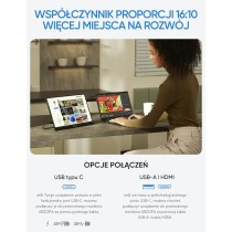 Przenośny monitor ARZOPA 16,1" 144HZ, 1920×1080 FHD IPS do laptopa z pojedynczym drążkiem, obsługa HDMI/Type-C/USB-C, ekran do