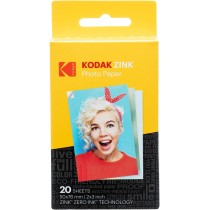 KODAK Step natychmiastowa drukarka zdjęć z Bluetooth/ NFC, aplikacją KODAK dla systemów iOS i Android (czarna) 5 x 7,5 cm ZINK