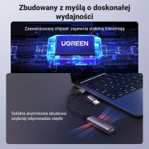 UGREEN Karta przechwytująca wideo Karta przechwytująca HDMI, HDMI na USB A+C 4K 30 Hz 1080P do gier, transmisji strumieniowej