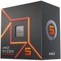 Amd Ryzen 7 7600 Procesor, Czarny/Pomarańczowy, 6 rdzeni