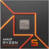 Amd Ryzen 7 7600 Procesor, Czarny/Pomarańczowy, 6 rdzeni