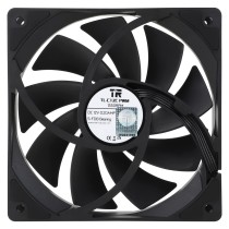 Thermalright TL-C12C CPU Fan 120mm Case Cooler Fan, 4pin PWM Cichy wentylator komputerowy z S-FDB łożyska w zestawie, do 1550RPM