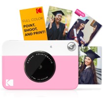 KODAK Printomatic kamera natychmiastowa - odbitki w pełnym kolorze 2x3 (szary) od razu wydrukują wspomnienia.