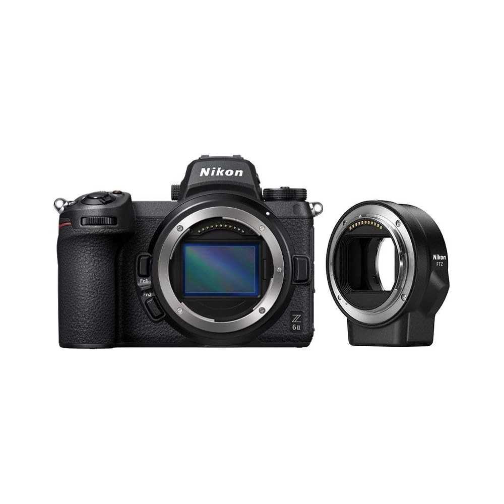 Nikon Aparat bezlusterkowy Z6 II Body (24,5 megapikseli, ultra szeroki ISO, 14 kl./s, AF z wykrywaniem oczu, podwójne gniazda na