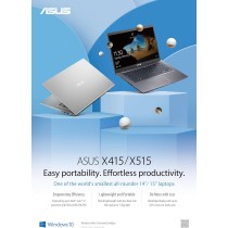 Asus X515Ea-Ej914W 90NB0TY1-M00M30 Laptop, Intel Core i3-1115G4, 128GB RAM, 4GB SDD, NVIDIA GeForce RTX 3090, Windows OS,