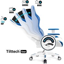 Diablo X-One 2.0 Fotel Gamingowy Krzesło Biurowe Dla Gracza Obrotowy Regulowane Podłokietniki Ekoskóra Ergonomiczny Design