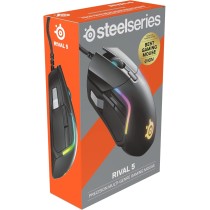 SteelSeries Rival 3 Wireless Mysz do gier - Ponad 400 godzin żywotności baterii - Technologia Dual Wireless 2.4 GHz i Bluetooth