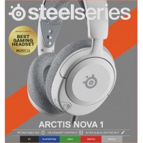 SteelSeries Arctis Nova 1 - Gamingowy zestaw słuchawkowy do wielu systemów — Przetworniki Hi-Fi — Dźwięk przestrzenny 360° —