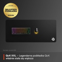 SteelSeries QcK XXL podkładka pod mysz do gier – tkanina XXL – doskonałe śledzenie ruchów i stabilność – podkładka esportowa –