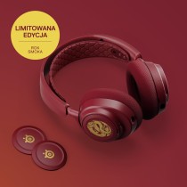 SteelSeries Arctis Nova 7 Wireless - Multi-Platform Gaming Headset - Dragon Edition - głośniki + nakładki - Podwójna łączność