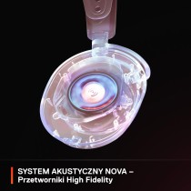 SteelSeries Arctis Nova 7 Wireless - Multi-Platform Gaming Headset - Dragon Edition - głośniki + nakładki - Podwójna łączność