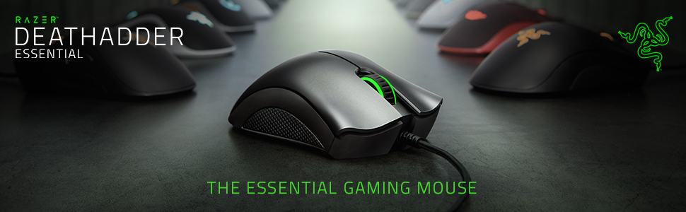 Razer DeathAdder Essential, Esports, czujnik optyczny, mysz do gier, ergonomiczny format