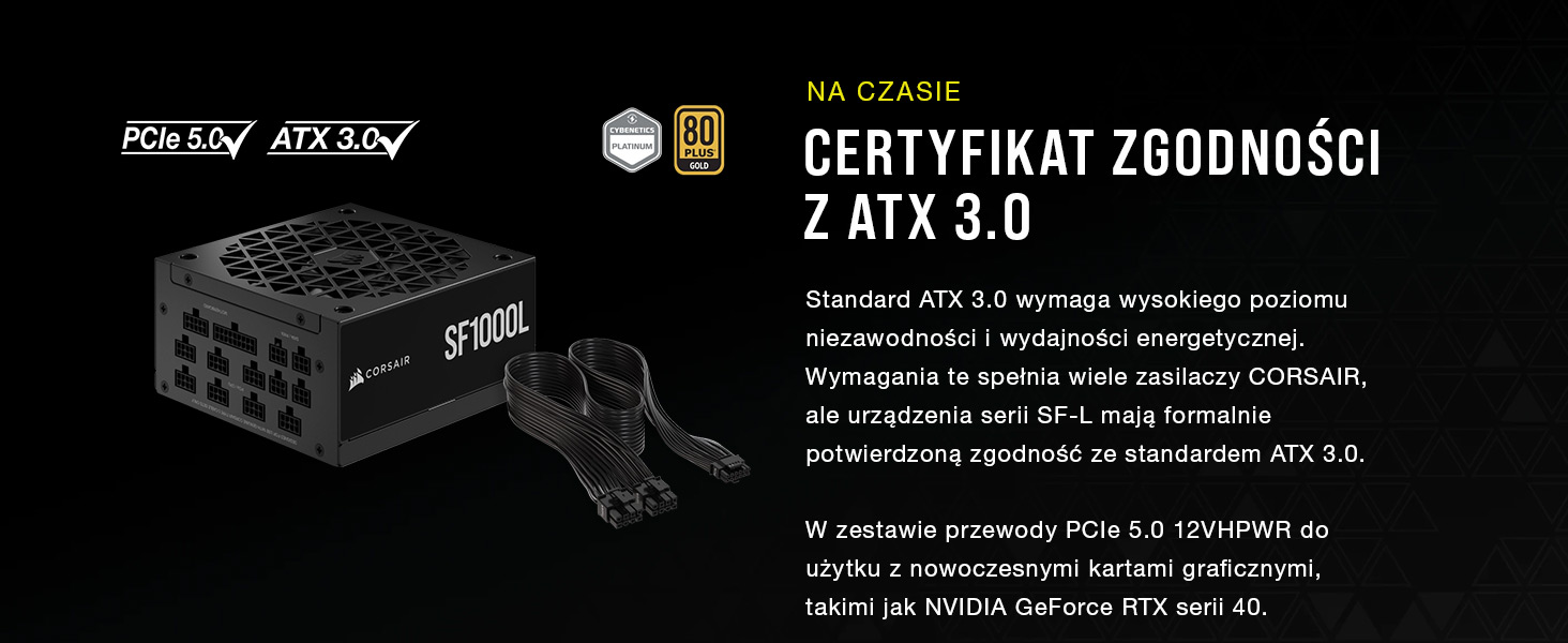 atx 3.0, pcie 5.0, modułowy zasilacz sfx, mały zasilacz, modułowy zasilacz sfx