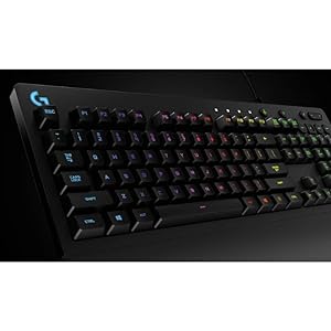 Logitech G213 Prodigy Gaming Keyboard, Klawiatura Do Gier Rgb,Pc - Czarny,920-008093